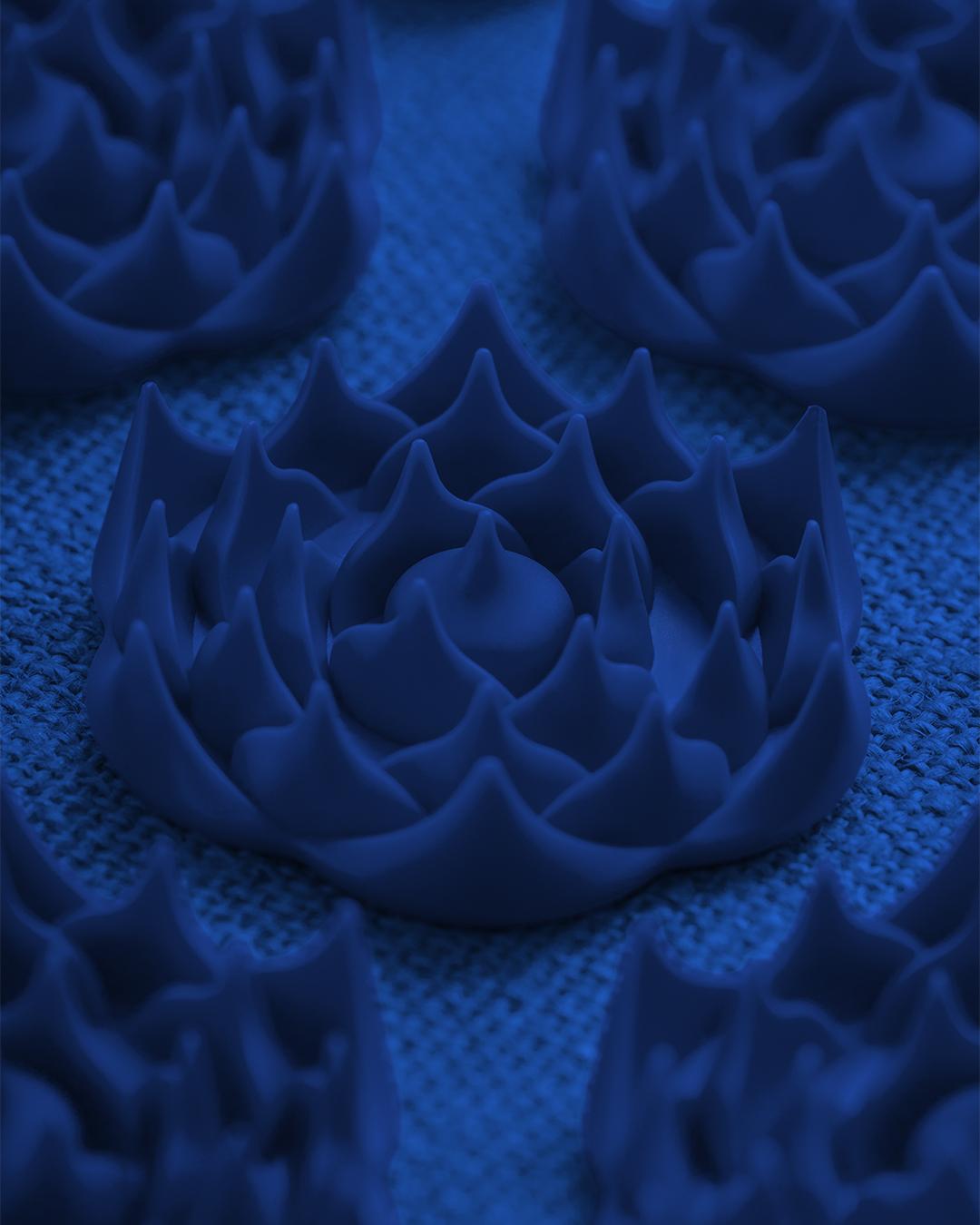 Pranamat Podloga + Vzglavnik + Mini (Monaco Blue)