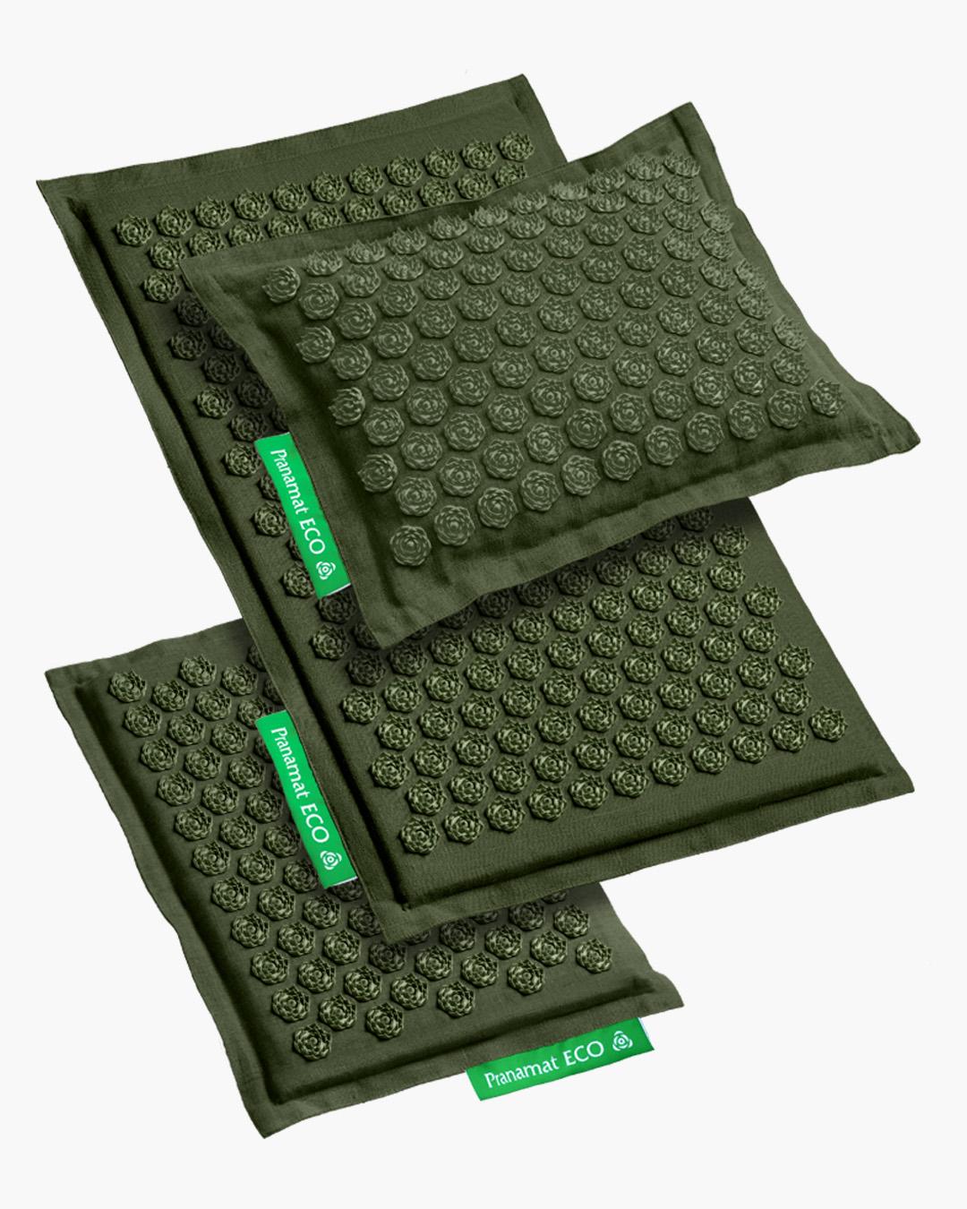 Pranamat Podloga + Vzglavnik + Mini (Olive)